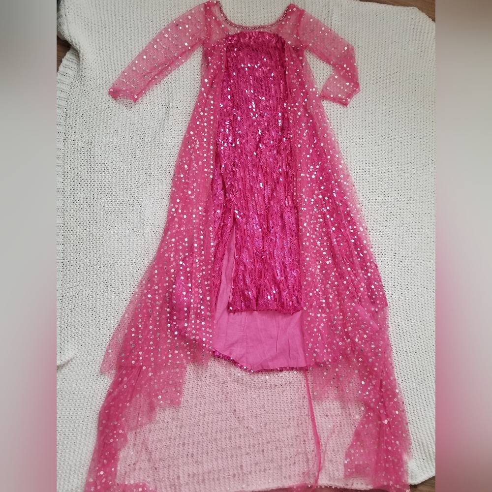 Girls Pink Princess Dress (Costume)